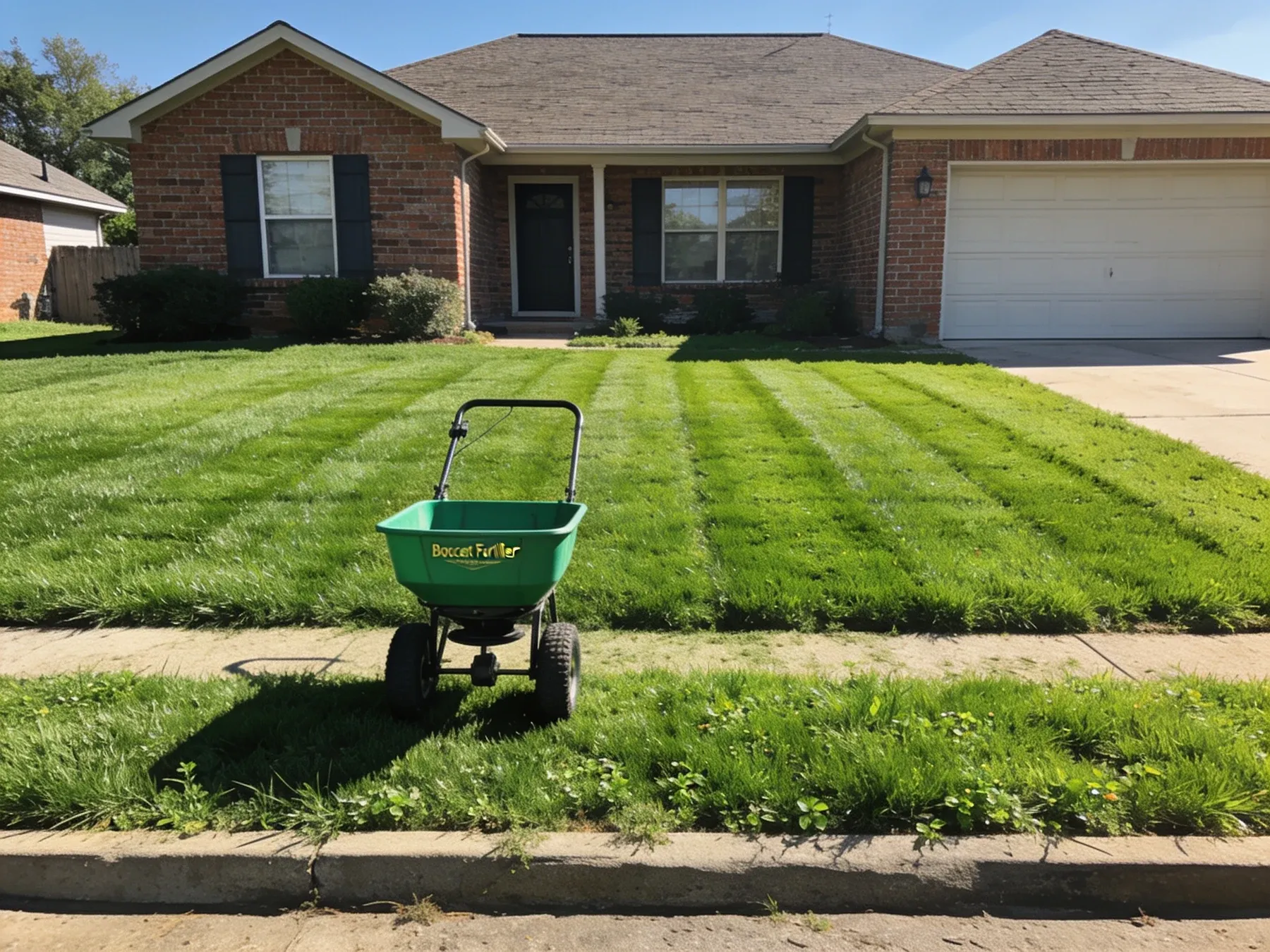 Fertilization & Weed Control project by Olympic Mountain Landscaping in North Alabama