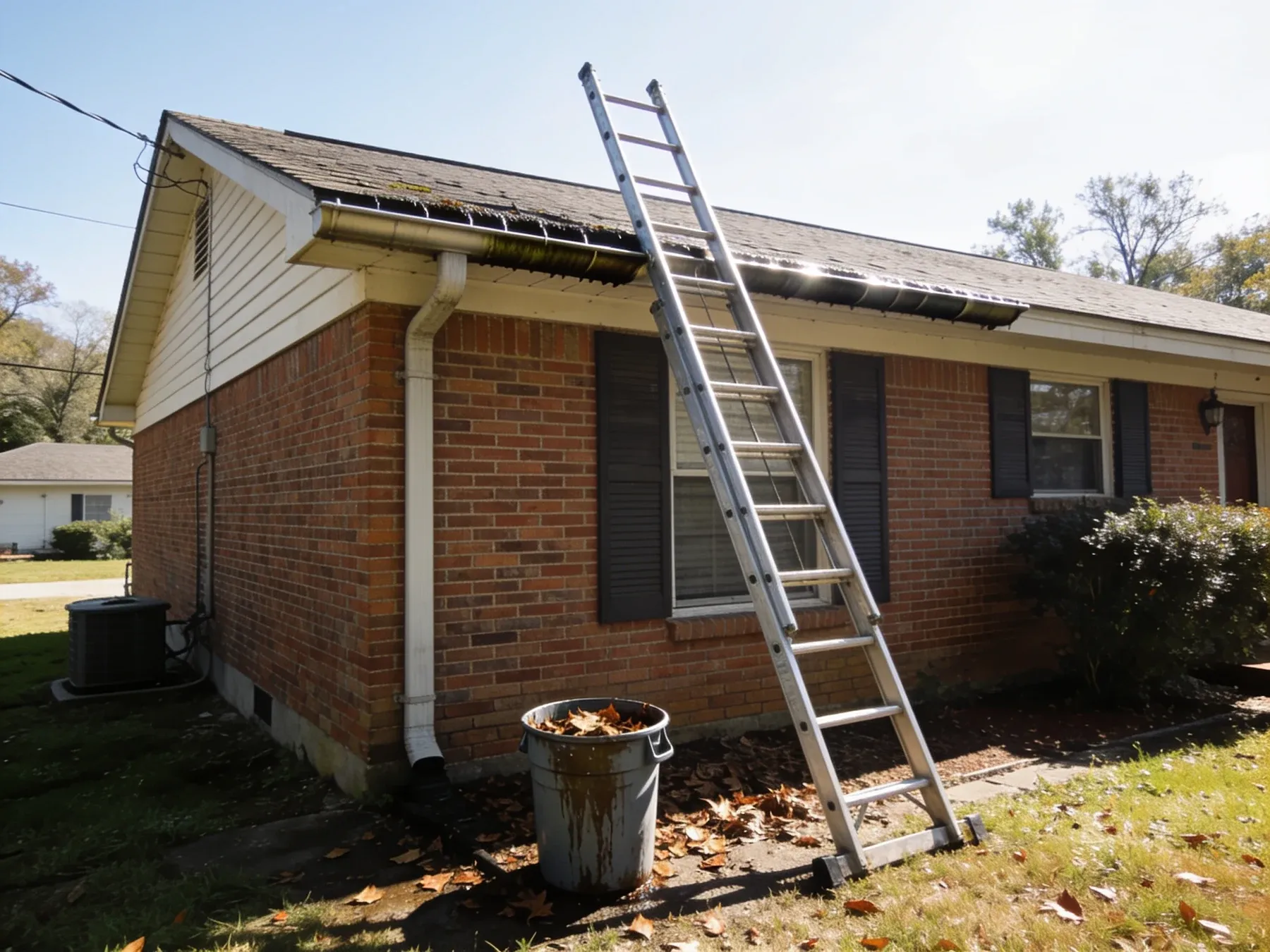 Gutter Cleaning project by Olympic Mountain Landscaping in North Alabama