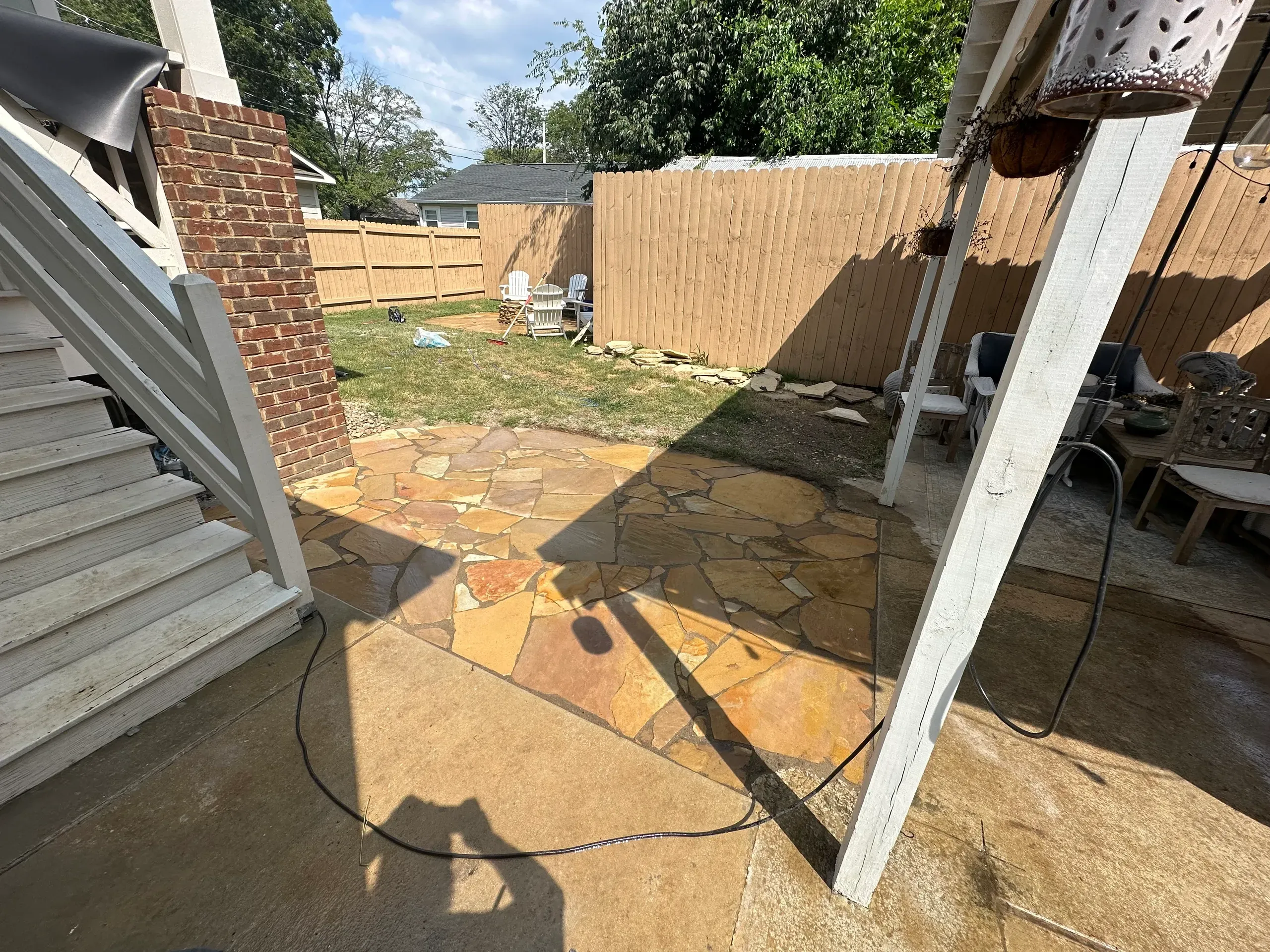 Hardscaping project by Olympic Mountain Landscaping in North Alabama