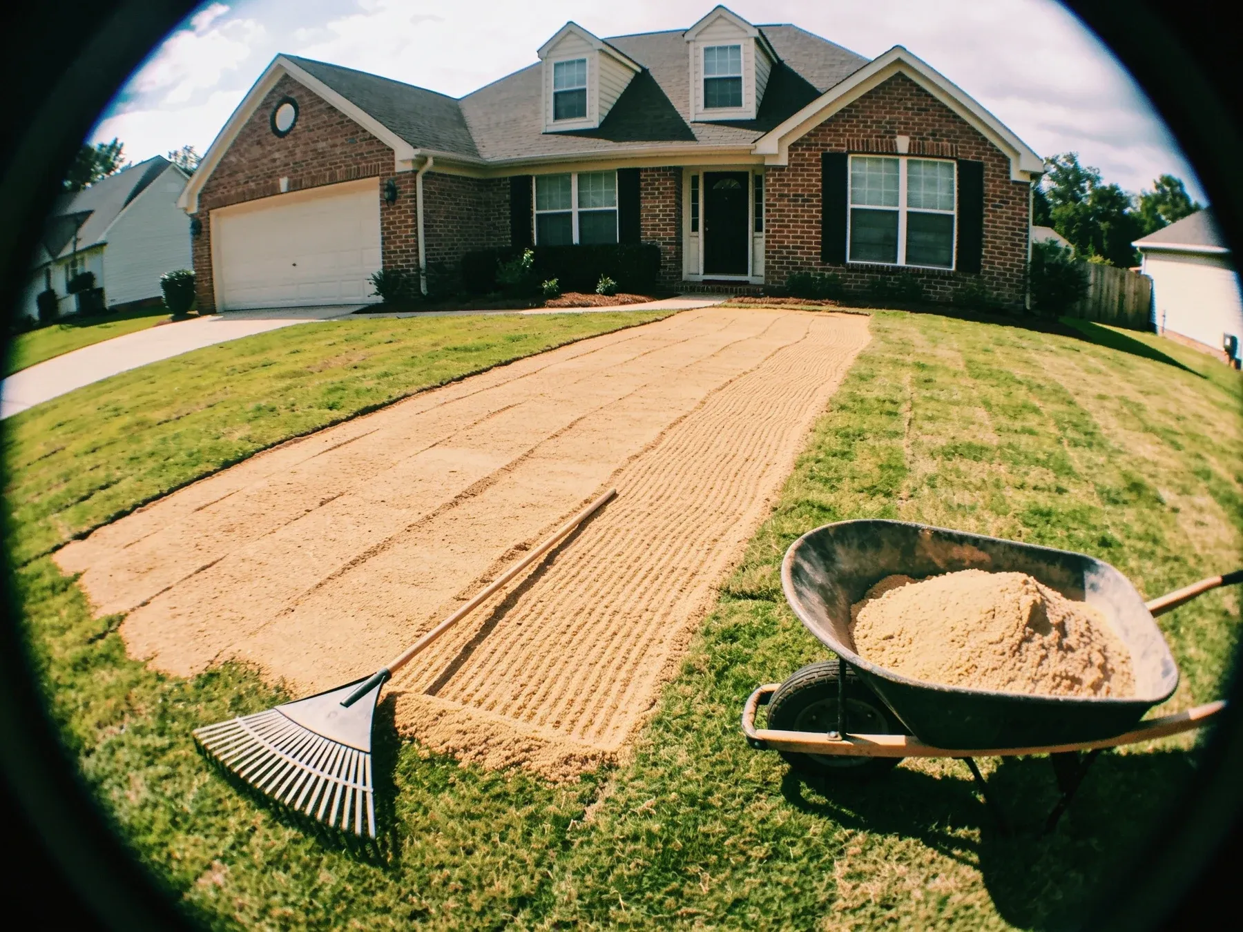 Lawn Leveling & Grading project by Olympic Mountain Landscaping in North Alabama
