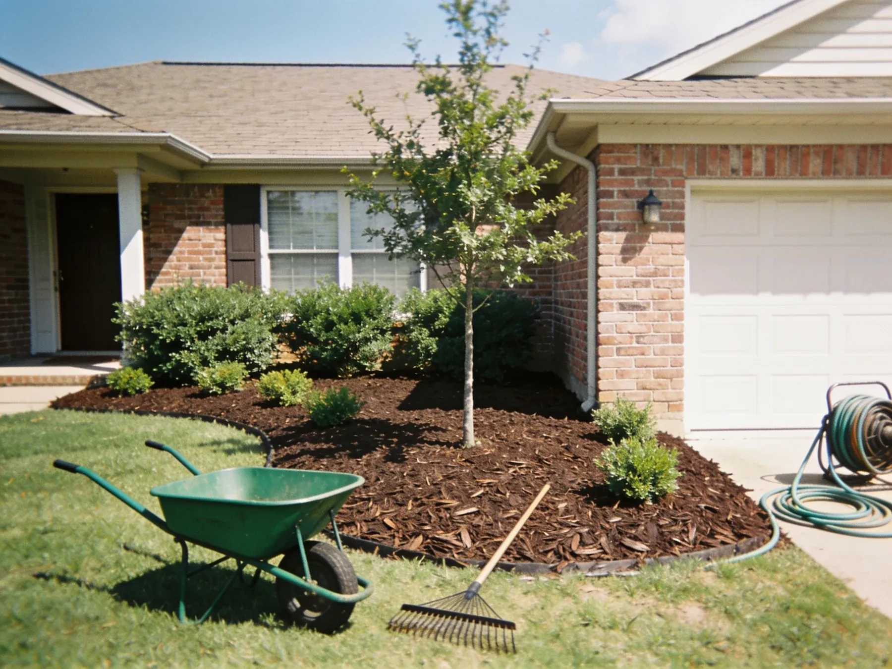 Mulching & Bed Maintenance project by Olympic Mountain Landscaping in North Alabama