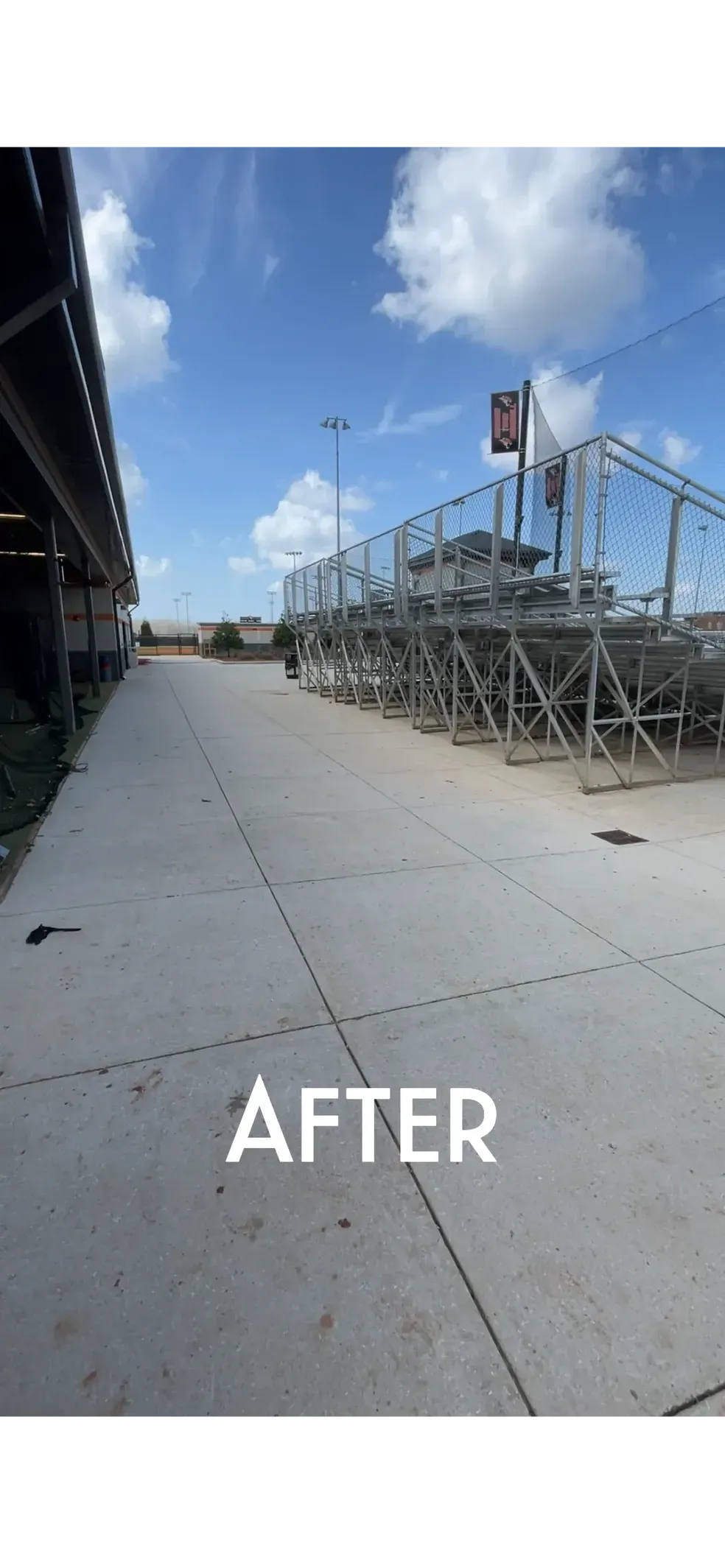 Pressure Washing project by Olympic Mountain Landscaping in North Alabama