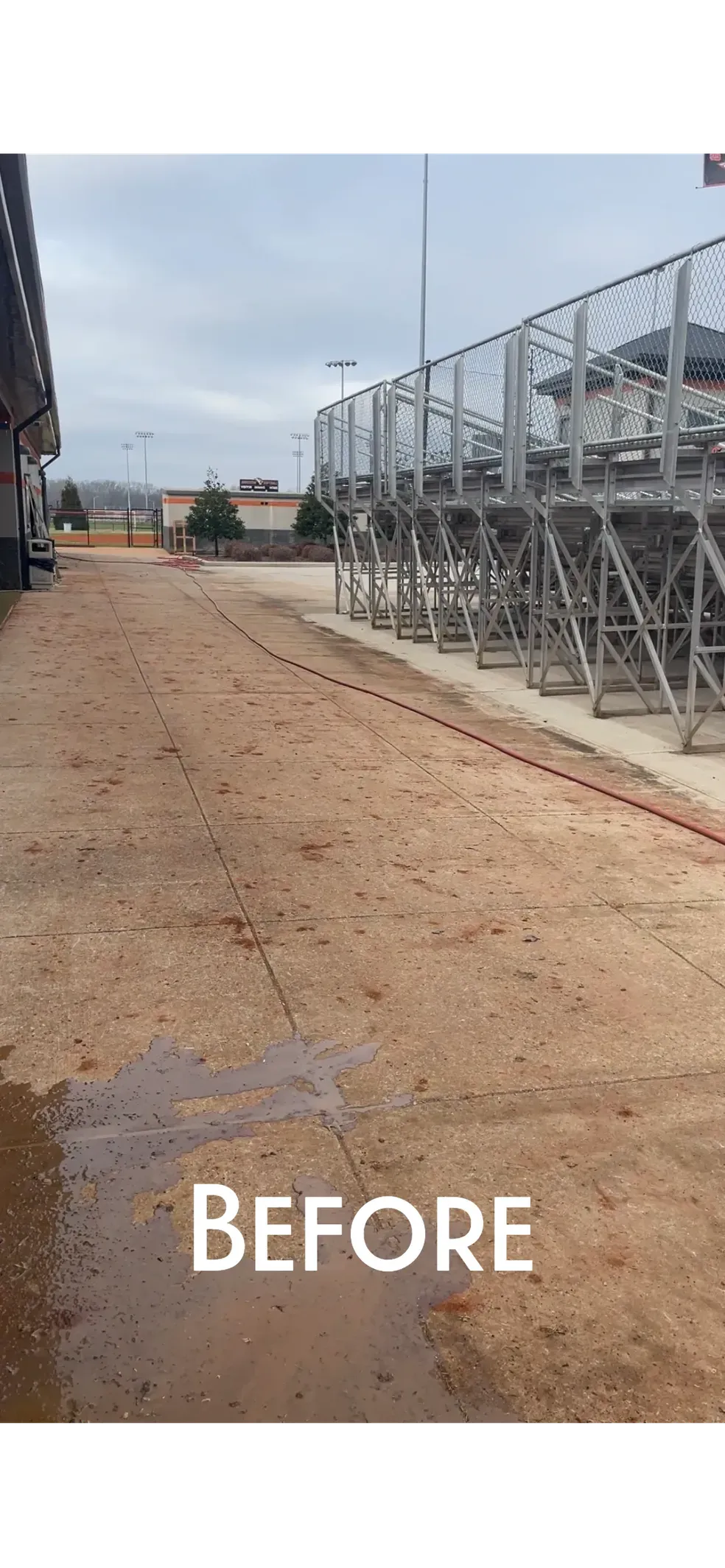 Pressure Washing project by Olympic Mountain Landscaping in North Alabama
